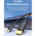 Vention Кабель мультимедійний HDMI to Micro HDMI 3.0m V2.0 4K 60Hz 18Gbps HDR Dolby Vention (AGHBI)