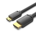 Vention Кабель мультимедійний HDMI to Micro HDMI 3.0m V2.0 4K 60Hz 18Gbps HDR Dolby Vention (AGHBI)