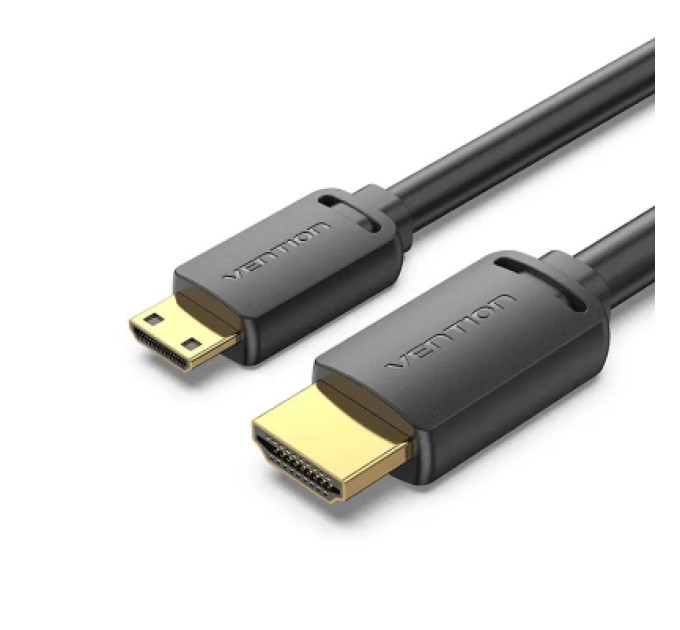 Vention Кабель мультимедійний HDMI to Micro HDMI 3.0m V2.0 4K 60Hz 18Gbps HDR Dolby Vention (AGHBI)