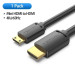 Vention Кабель мультимедійний HDMI to Micro HDMI 3.0m V2.0 4K 60Hz 18Gbps HDR Dolby Vention (AGHBI)