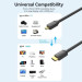 Vention Кабель мультимедійний HDMI to Micro HDMI 3.0m V2.0 4K 60Hz 18Gbps HDR Dolby Vention (AGHBI)