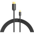Vention Кабель мультимедійний HDMI to Micro HDMI 1.5m V2.0 4K 60Hz 18Gbps HDR Dolby Vention (AGIBG)