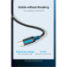 Vention Кабель для принтера USB 2.0 AM/BM 2.0m 480Mbps PVC black Vention (COQBH)