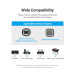 Vention Кабель для принтера USB 2.0 AM/BM 3.0m 480Mbps PVC black Vention (COQBI)