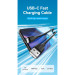 Vention Дата кабель USB 2.0 AM to Type-C 3.0m 3.0A (18W) PVC black Vention (CTHBI)
