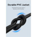Vention Дата кабель USB 2.0 AM to Type-C 3.0m 3.0A (18W) PVC black Vention (CTHBI)