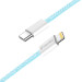 ColorWay Дата кабель USB-C to Lightning 1.0m 27W blue ColorWay (CW-CBPDCL061-BL)