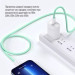 ColorWay Дата кабель USB-C to USB-C 1.0m 60W 3.0А green ColorWay (CW-CBPDCC061-G)
