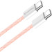 ColorWay Дата кабель USB-C to USB-C 1.0m 60W 3.0А pink ColorWay (CW-CBPDCC061-P)