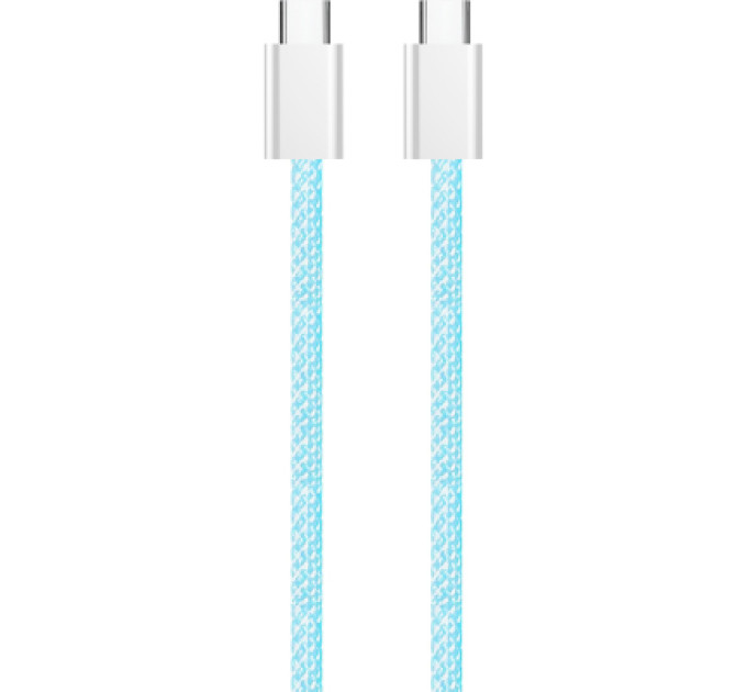 ColorWay Дата кабель USB-C to USB-C 1.0m 60W 3.0А blue ColorWay (CW-CBPDCC061-BL)