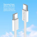 ColorWay Дата кабель USB-C to USB-C 1.0m 60W 3.0А grey ColorWay (CW-CBPDCC061-GR)
