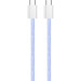 ColorWay Дата кабель USB-C to USB-C 1.0m 60W 3.0А purple ColorWay (CW-CBPDCC061-PU)