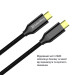 ColorWay Дата кабель USB-C to USB-C 1.0m USB3.2 (20Gbps 4K PD100W) Gen2 5А black ColorWay (CW-CBPDCC062-BK)