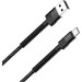 ColorWay Дата кабель USB 2.0 AM to Type-C 1.0m 2.4А black ColorWay (CW-CBUC063-BK)