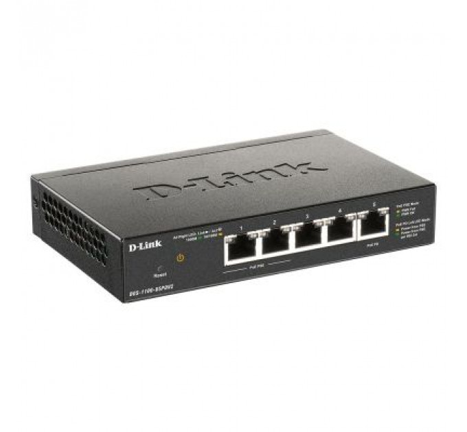Комутатор мережевий D-Link DGS-1100-05PDV2
