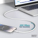 Assmann Дата кабель USB-C to Lightning 1.0m USB 2.0 60W silicone white Digitus (AK-600110-010-W)
