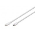 Assmann Дата кабель USB-C to USB-C 2.0m USB 2.0 60W silicone white Digitus (AK-300341-020-W)
