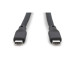 Digitus Дата кабель USB-C to USB-C 1.0m USB 4.0 Gen3 40G 240W 8K silicone black Digitus (AK-300344-010-S)