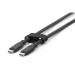 Digitus Дата кабель USB-C to USB-C 2.0m USB 3.2 Gen1 5G 100W 4K silicone black Digitus (AK-300342-020-S)