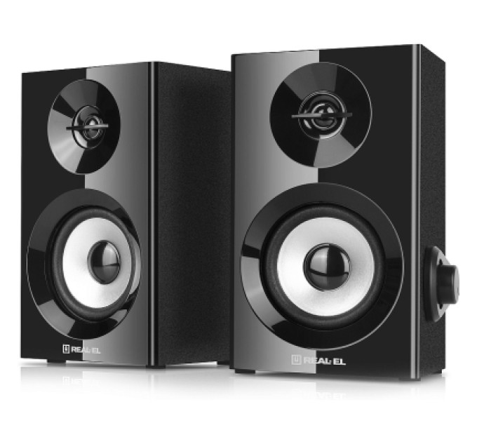 REAL-EL Акустична система REAL-EL S-228 Black (EL121200014)