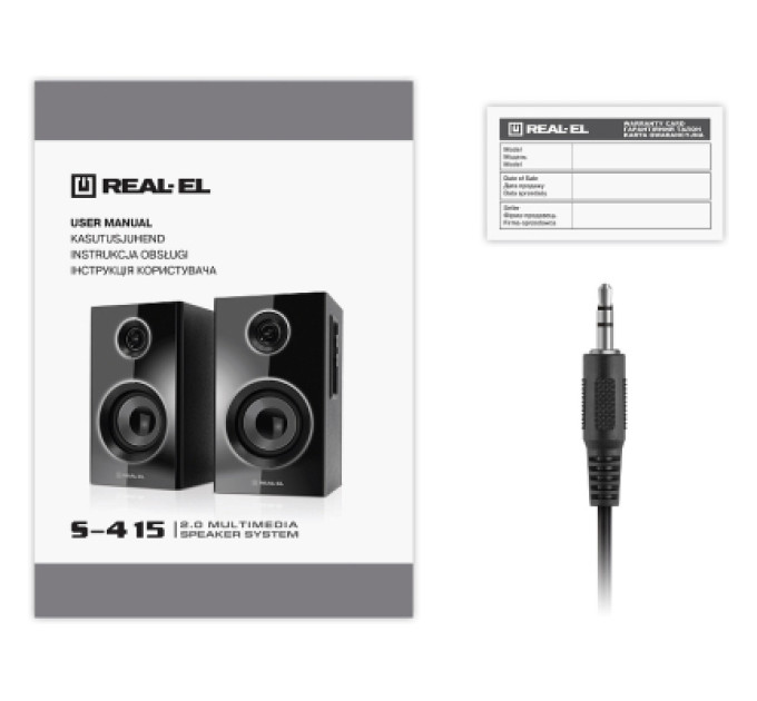 REAL-EL Акустична система REAL-EL S-415 (EL121200017)