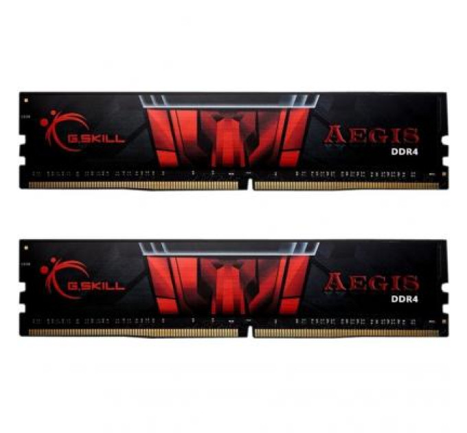 G.Skill Модуль пам'яті для комп'ютера DDR4 16GB (2x8GB) 2666 MHz AEGIS G.Skill (F4-2666C19D-16GIS)