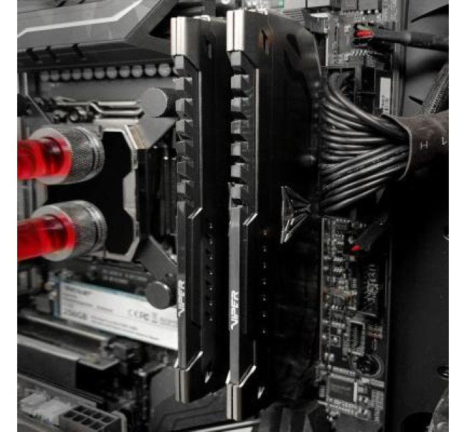 Patriot Модуль пам'яті для комп'ютера DDR4 16GB (2x8GB) 3600 MHz Viper Steel Patriot (PVS416G360C7K)