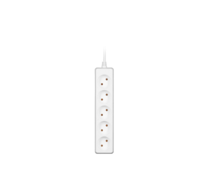 2E Мережевий подовжувач 2E 5XCEE7/17, 1.5м, white (2E-U0510M1.5)