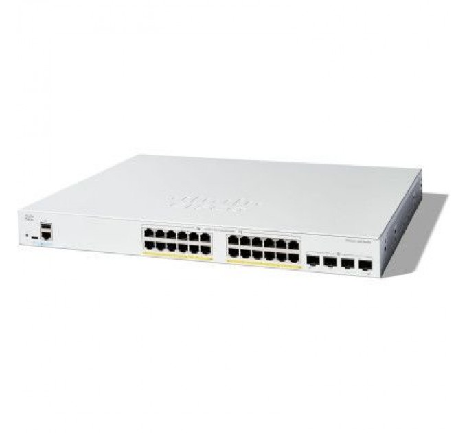 Cisco Комутатор мережевий Cisco C1300-24FP-4G