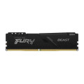 Kingston Fury (ex.HyperX) Модуль пам'яті для комп'ютера DDR4 16GB 3200 MHz Fury Beast Black Kingston Fury (ex.HyperX) (KF432C16BB1/16)
