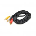 Voltronic Кабель мультимедійний 3.5mm M to 3xRCA M 3.0m black Voltronic (YT-3.5(M)1.5/3хRCA(M)-3.0)