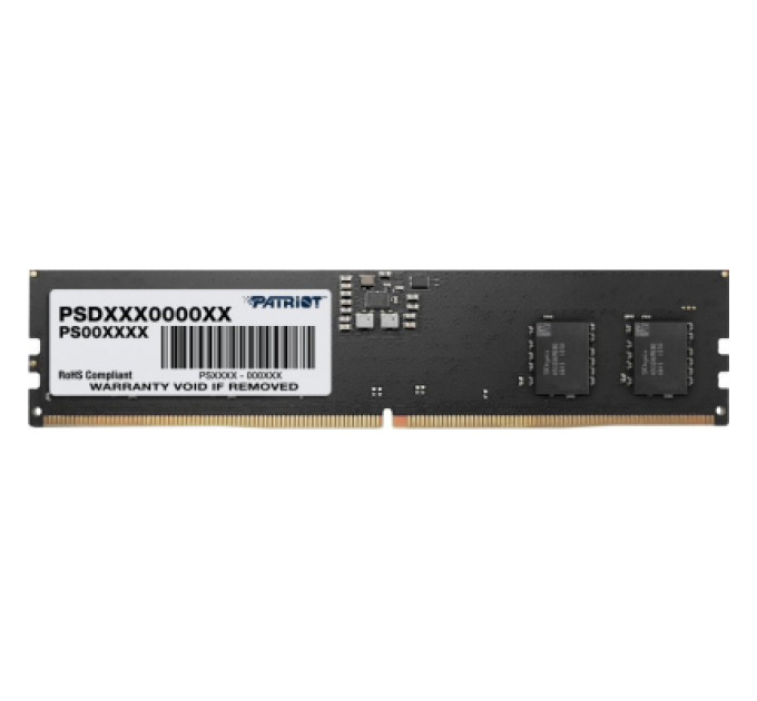 Patriot Модуль пам'яті для комп'ютера DDR5 8GB 4800 MHz Signature Patriot (PSD58G480041)