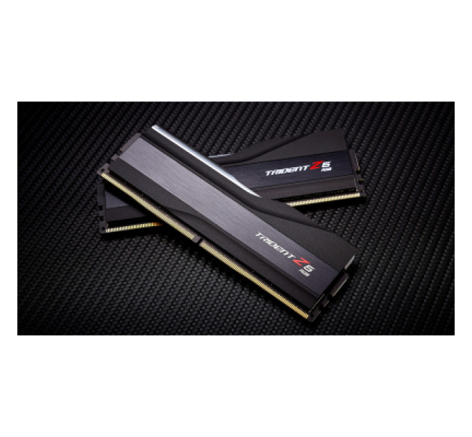 G.Skill Модуль пам'яті для комп'ютера DDR5 32GB (2x16GB) 6400 Trident Z5 RGB Black G.Skill (F5-6400J3239G16GX2-TZ5RK)