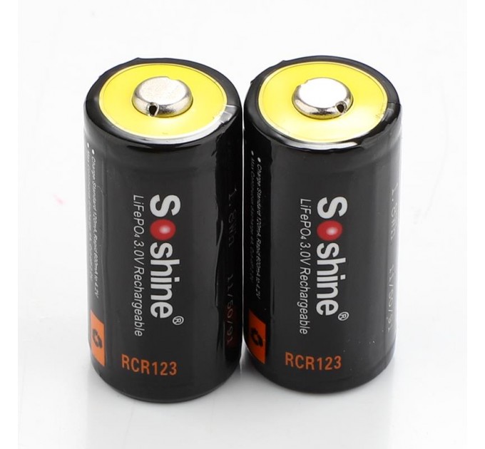 Soshine Акумулятор Soshine CR123A/16340 600mAh 1шт
