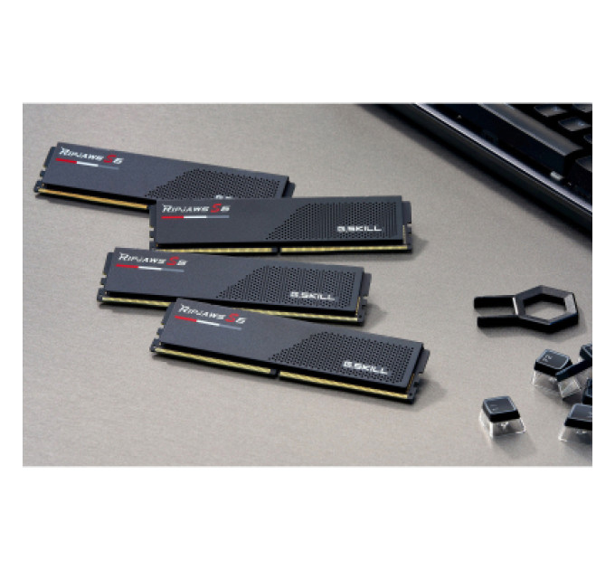 G.Skill Модуль пам'яті для комп'ютера DDR5 32GB (2x16GB) 6000 MHz Ripjaws S5 G.Skill (F5-6000J3238F16GX2-RS5K)