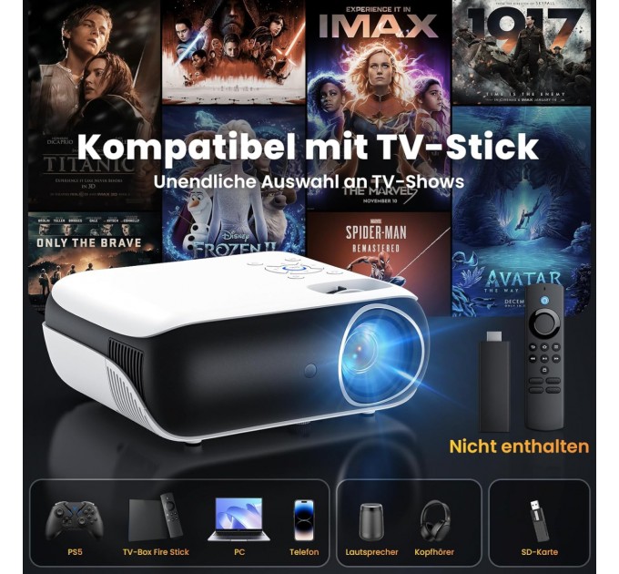 Hopvision Проектор Hopvision H1 Full HD (4262456720031)