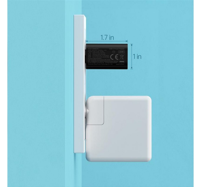 Choetech Мережевий зарядний пристрій Choetech (1USBх3A) Type-C PD20W Charger Black (Q5004-EU)