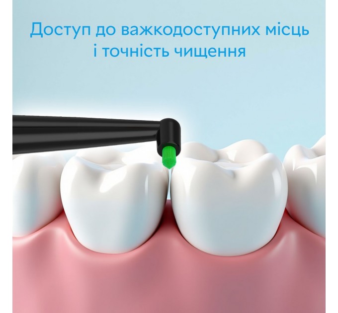 Pecham Насадки монопучкові середньої жорсткості для зубної щітки Pecham Black