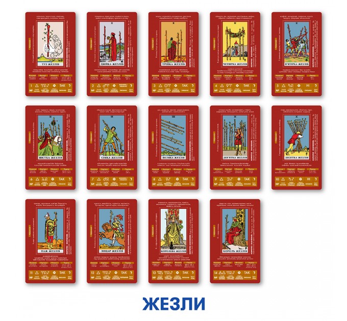 Orner Карти Таро Orner Навчальні Таро Райдера - Уейта (orner-2684)