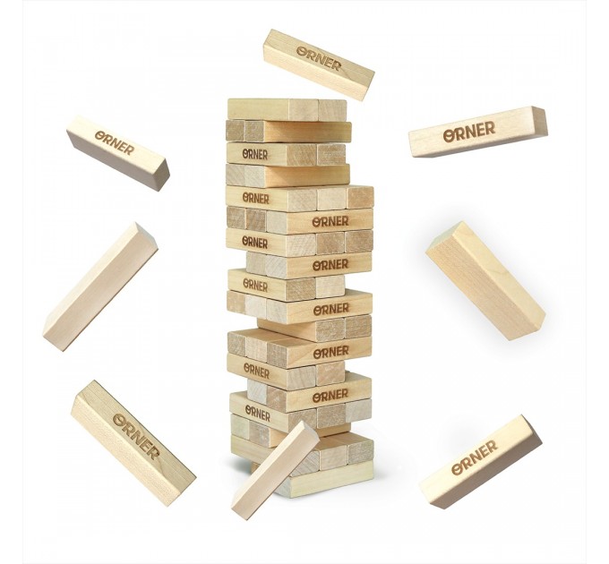 Orner Настільна гра Orner Дженга Хмарочос котики-каратисти (orner-2290)