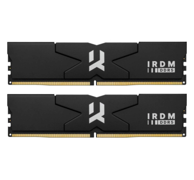 Goodram Модуль пам'яті для комп'ютера DDR5 32GB (2x16GB) 6400 MHz IRDM Black Goodram (IR-6400D564L32S/32GDC)