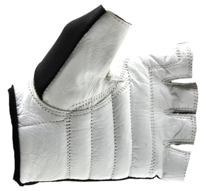 MadMax Рукавички для фітнесу MadMax MFG-250 Basic Whihe L (MFG-250_L)