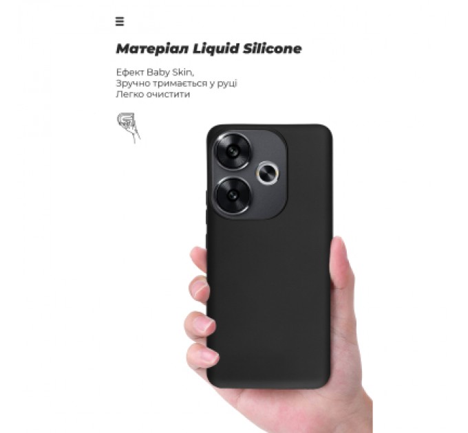 Armorstandart Чохол до мобільного телефона Armorstandart ICON Xiaomi Poco F6 Black (ARM73512)