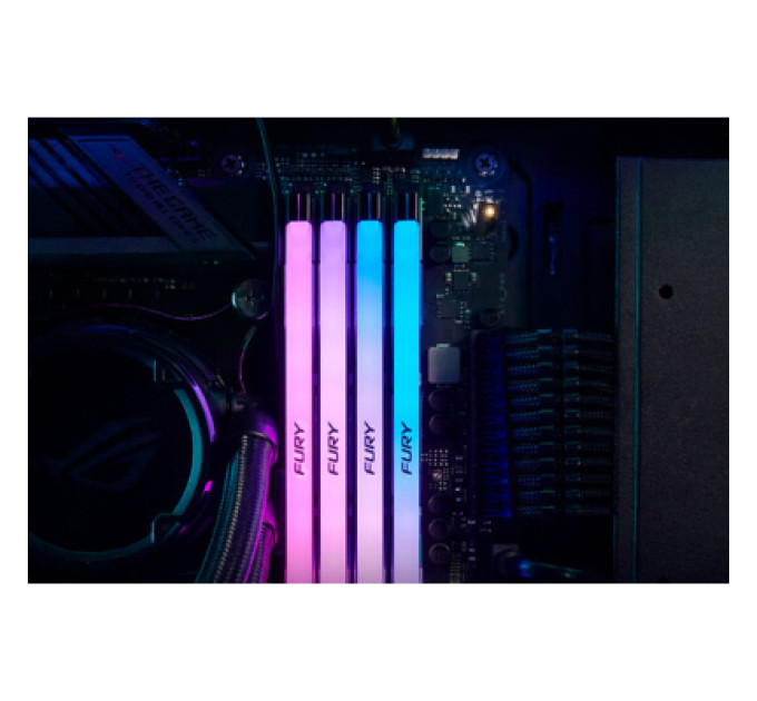 Kingston Fury (ex.HyperX) Модуль пам'яті для комп'ютера DDR5 96GB (2x48GB) 6400 MHz Renegade RGB XMP Kingston Fury (ex.HyperX) (KF564C32RSAK2-96)