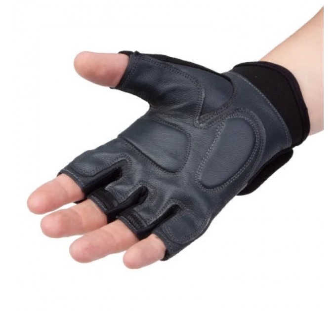 PowerPlay Рукавички для фітнесу PowerPlay 2229 Чорні L (PP_2229_L_Black)