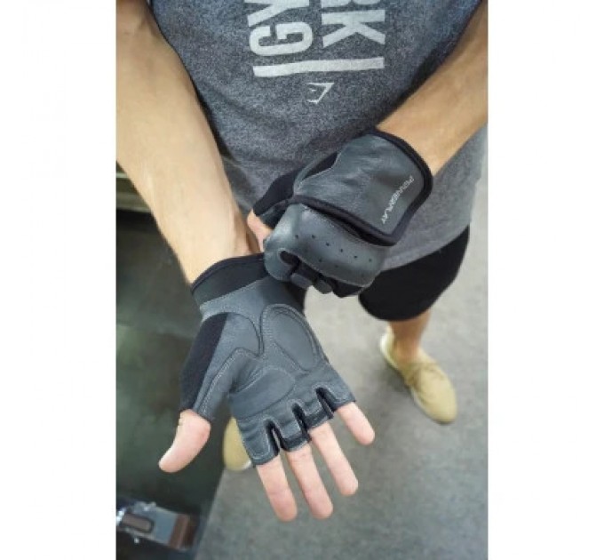 PowerPlay Рукавички для фітнесу PowerPlay 2229 Чорні L (PP_2229_L_Black)