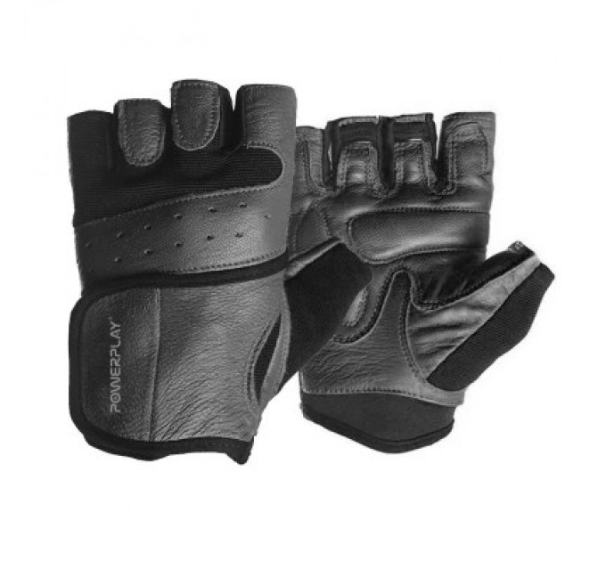 PowerPlay Рукавички для фітнесу PowerPlay 2229 Чорні L (PP_2229_L_Black)