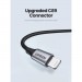 Ugreen Дата кабель USB 2.0 AM to Lightning 2.0m US199 2.4A Black Ugreen (60158)