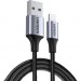 Ugreen Дата кабель USB 2.0 AM to Lightning 2.0m US199 2.4A Black Ugreen (60158)