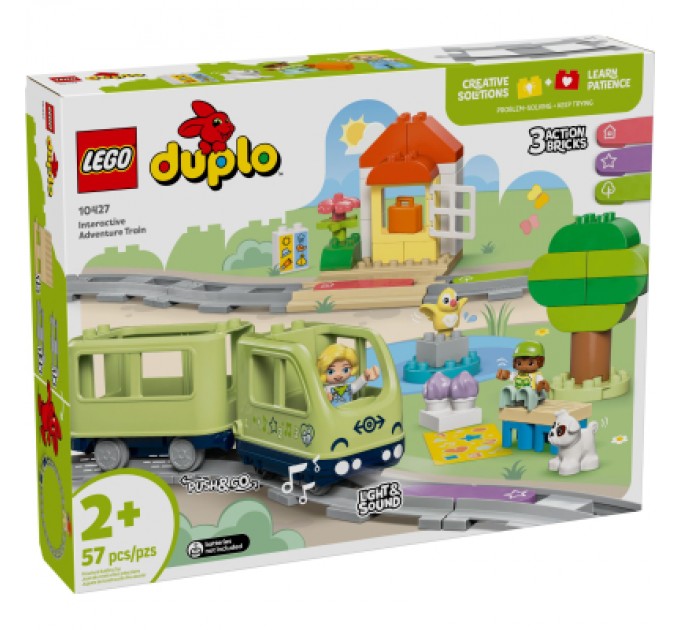 LEGO Конструктор LEGO DUPLO Town Інтерактивний пригодницький потяг (10427)